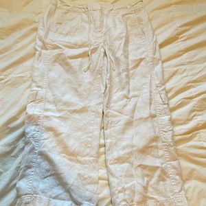 Charter Club capri linen pants | Womens capri linen pants